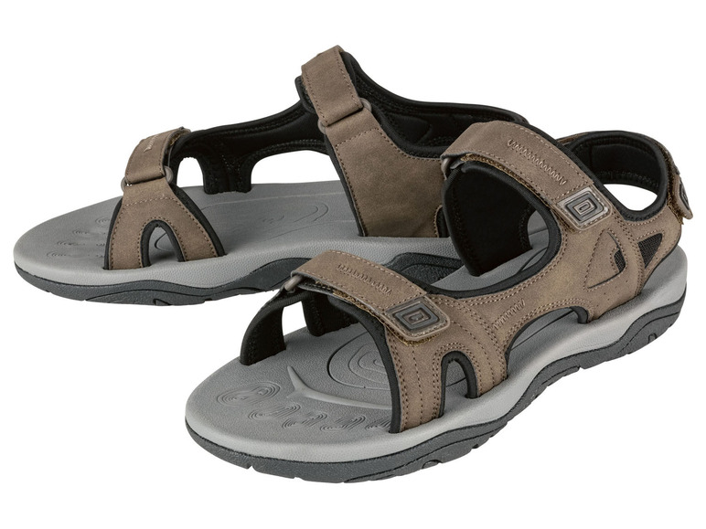Ga naar volledige schermweergave: CRIVIT Heren Trekking Sandalen met verstelbare klittenband bevestigingen - afbeelding 2