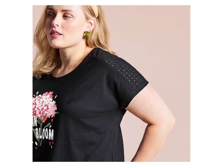 Ga naar volledige schermweergave: esmara® Katoenen t-shirt met ronde hals - afbeelding 13