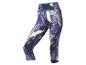 Paarse leggings met abstract print voor dames.