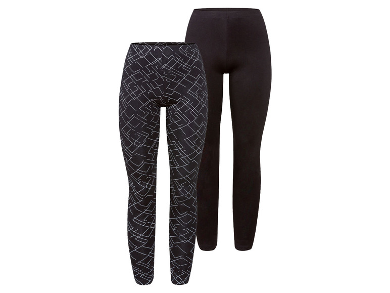 Ga naar volledige schermweergave: esmara® Set van 2 leggings van een katoenmix - afbeelding 3