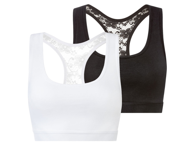 Aller en mode plein écran esmara® Set de 2 brassières en un mélange de coton - Photo 7