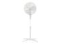 Witte staande ventilator.