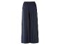 Elegante wijde donkerblauwe broek.