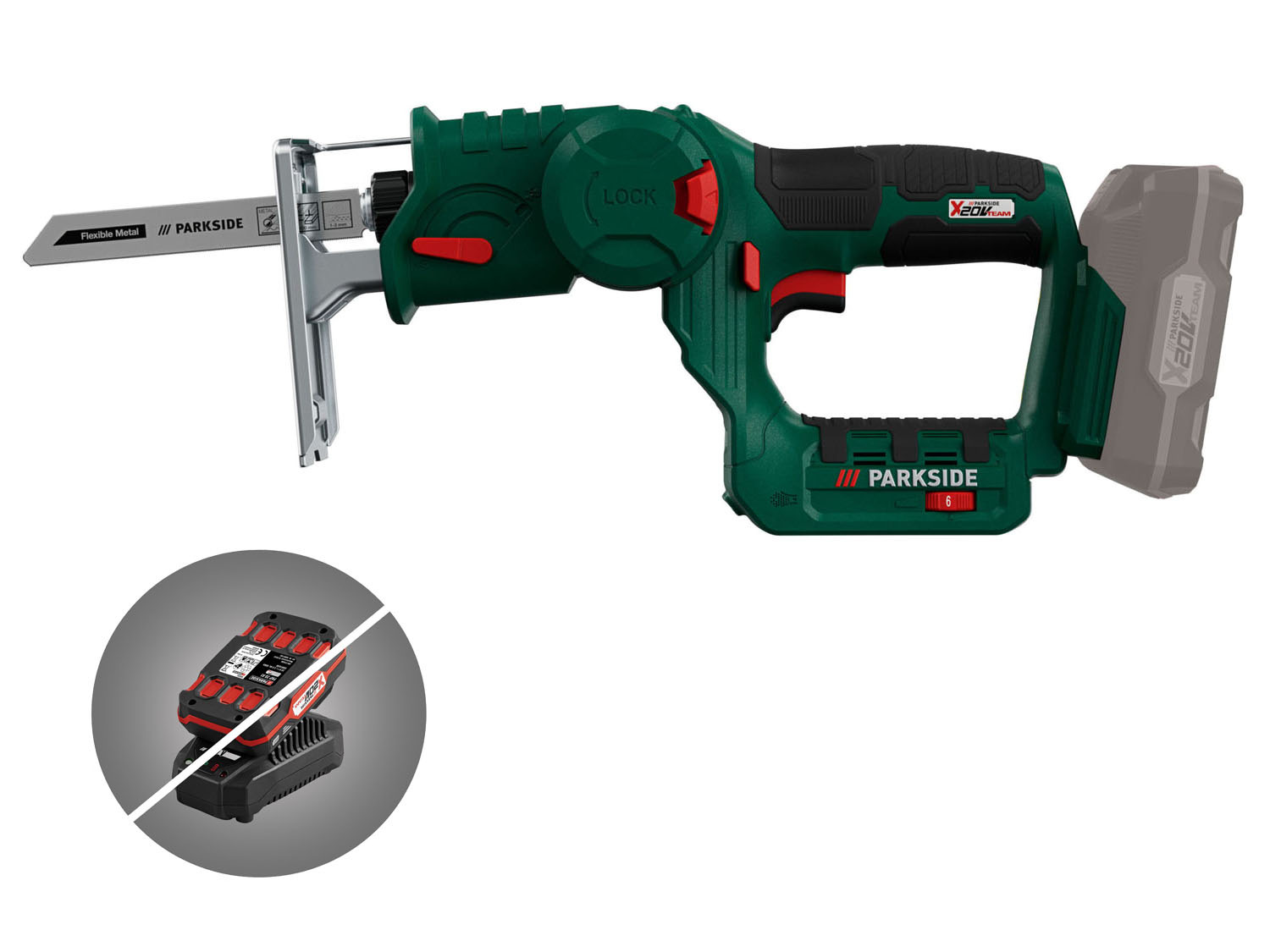 PARKSIDE® Scie sabre et scie sauteuse sans fil »PSSSA