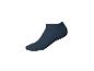 Chaussette de cheville bleu foncé unique sur fond blanc