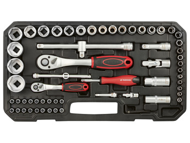 PARKSIDE® Set de cliquet et douilles, 65 pièces