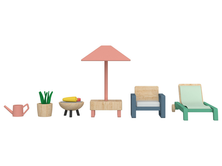 Ga naar volledige schermweergave: Playtive Houten meubels of poppenset - afbeelding 7