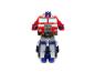 Optimus Prime Transformer speelgoed in rood en blauw