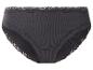 Zwarte dames slip met kanten details