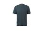 Donkerblauw heren sport T-shirt met logo op de borst