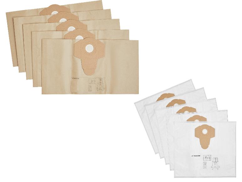 10 Sacs à Poussière Originaux Parkside - Pour Aspirateurs Eau/poussière PNTS 1400 Et 1500