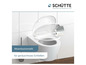 Een toiletbril met soft-close functie van Schütte.