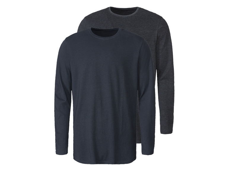Ga naar volledige schermweergave: LIVERGY® Set van 2 shirts met lange mouwen - afbeelding 8