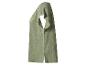 Groene damesblouse met korte mouwen en een gestructureerde stof.