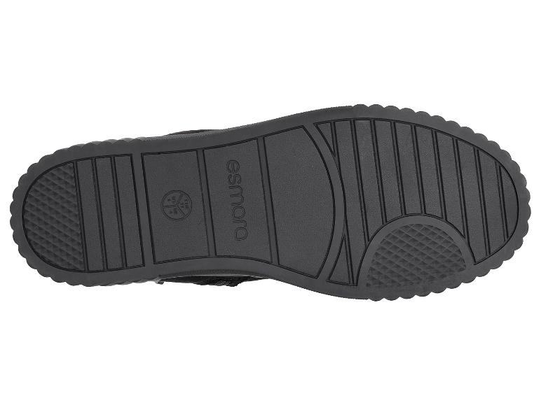 Zwarte schoenzool met Esmara-logo en maten (EUR 37, US 6, UK 4).