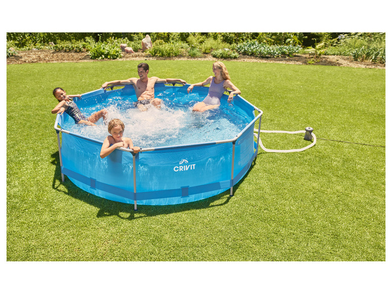 Aller en mode plein écran CRIVIT Piscine gonflable »Metal Frame Pool«, Ø 300 x 76 cm - Photo 3