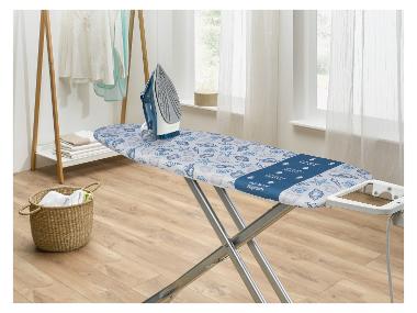 Addis Housse De Planche à Repasser Perfect Fit Bleu Floral - Jusqu'à 111 X 35 Cm