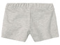 Grijze korte broek voor baby's.