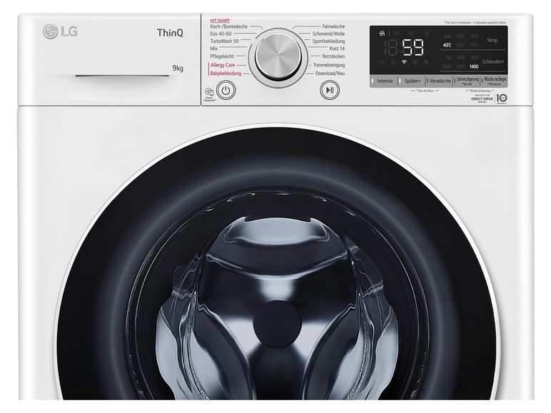 Ga naar volledige schermweergave: LG Wasmachine »F4WV7090«, 9kg, 1360 tpm, wifi - afbeelding 8