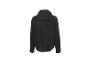 Zwarte hooded heren sportjas, achterkant