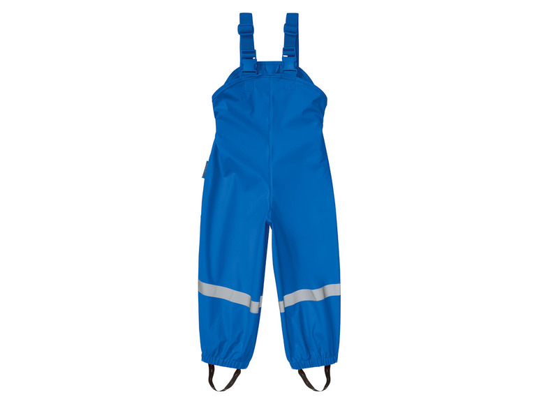 Pantalon imperméable bleu avec des bandes réfléchissantes