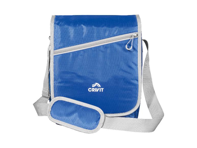 Sac bandoulière bleu Crivit avec poche.