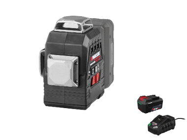 PARKSIDE® Niveau laser croix PKLLP3360 20 V avec batterie 4 Ah et chargeur