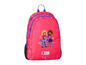 Un sac à dos LEGO Friends rose avec deux poupées.