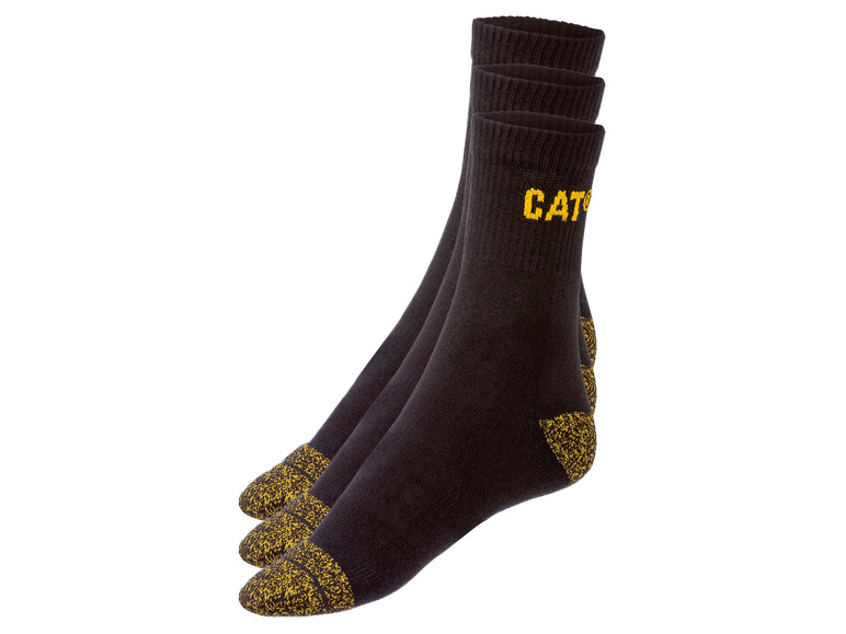 Aller en mode plein écran Caterpillar Set de 3 paires de chaussettes de travail en un mélange de coton - Photo 4