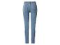 Jean skinny femme bleu clair, vue de dos