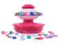 Un ensemble rose pour créer des bracelets avec des maillons colorés.