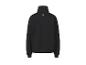 Un sweat-shirt noir Jette Sport avec un motif léopard sur les manches.