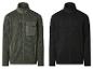 Vestes polaires pour hommes en vert foncé et noir