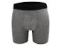 Grijze herenboxershort met zwarte tailleband