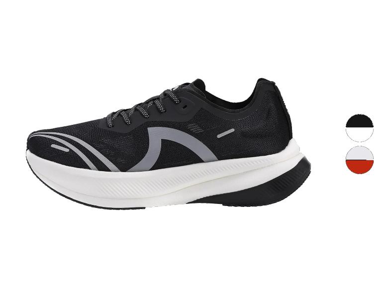 CRIVIT heren hardloopschoen CarbonLite 1.0 in zwart en wit