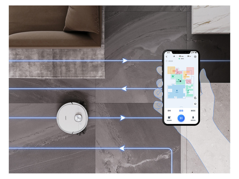 Ga naar volledige schermweergave: ECOVACS Robotstofzuiger Deebot T9 - afbeelding 4