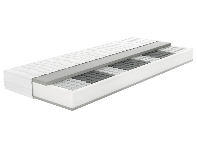 Aller en mode plein écran LIVARNO home Matelas à ressorts ensachés, 90 x 200, H2 - Photo 1