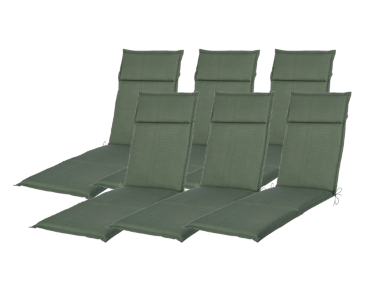 LIVARNO® Set de 6 coussins pour chaise longue »Houston«