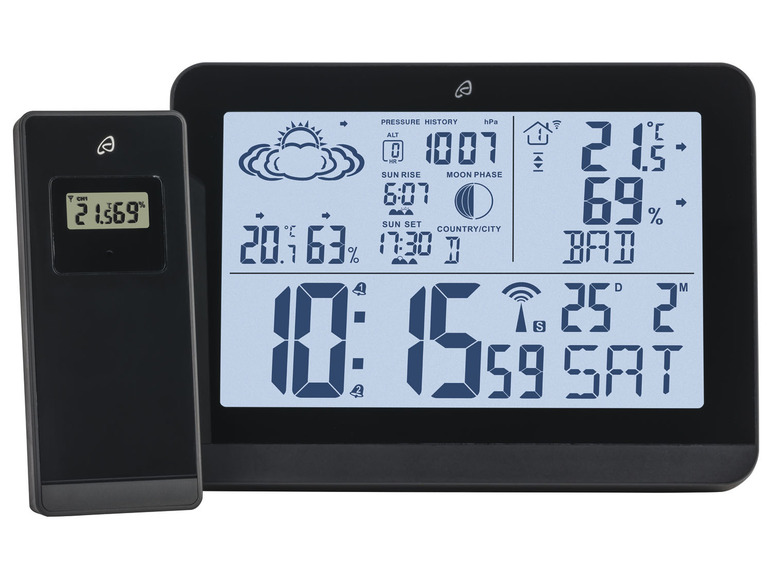 Aller en mode plein écran AURIOL® Station météo radio-pilotée - Photo 3