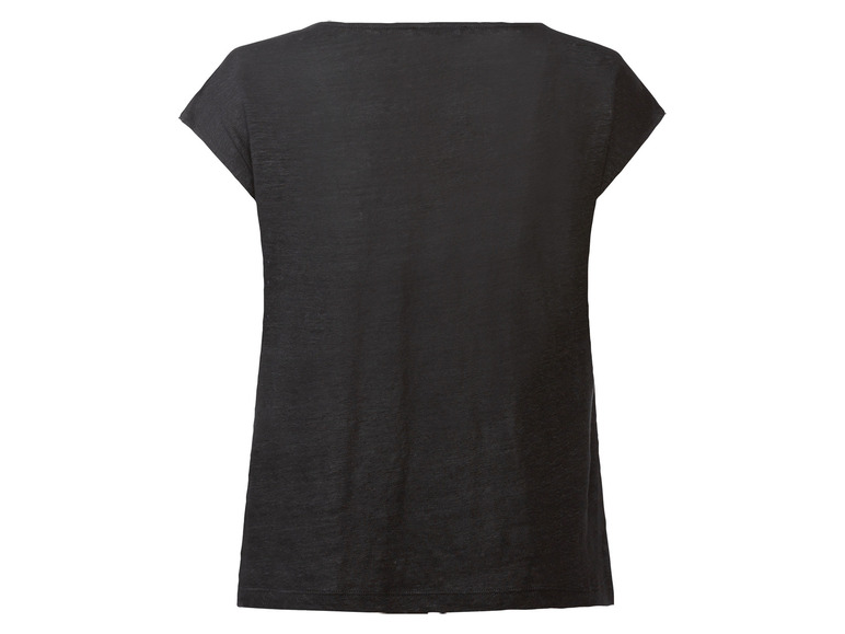 Ga naar volledige schermweergave: esmara® T-shirt met V-hals van een linnenmix - afbeelding 9