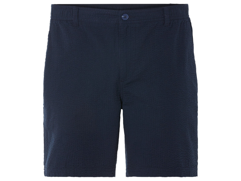 Short homme bleu marine.