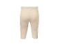 Lichtbeige geribbelde baby legging, achteraanzicht.
