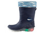 Bottes de pluie bleues à imprimé requin et lumières