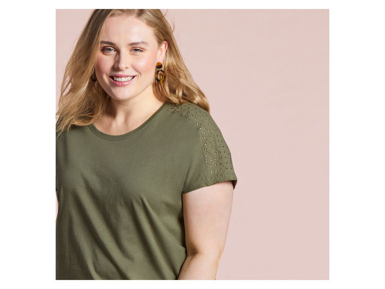 Ga naar volledige schermweergave: esmara® Katoenen t-shirt met ronde hals - afbeelding 5