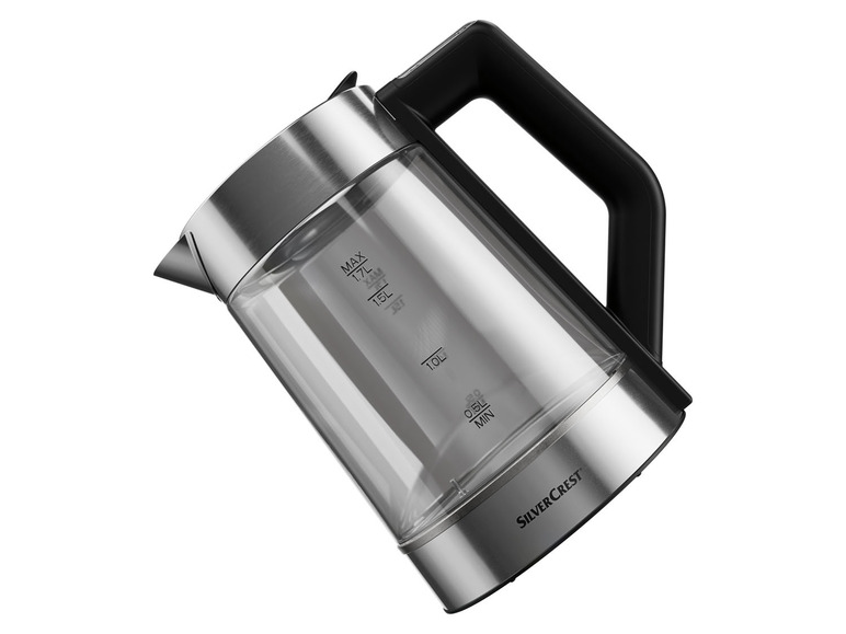 Aller en mode plein écran SILVERCREST® KITCHEN TOOLS Bouilloire en verre, max. 3 000 W, contenu 1,7 L - Photo 5