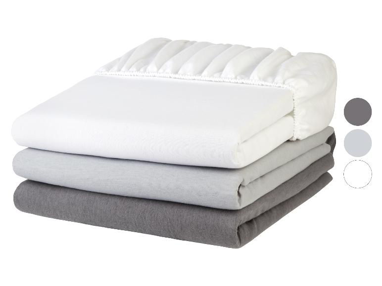 sleepling Dik flanellen hoeslaken, flanel, Made in Germany, 100% katoen, elastiek rondom, matrassen tot 23 cm hoog, elastiek rondom, Oeko-Tex, wasbaar tot 60 graden, 90 x 200, lichtblauw