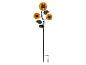 Solar tuinlamp in de vorm van zonnebloemen met LED-verlichting.