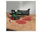 Parkside polijstmachine met accessoires.
