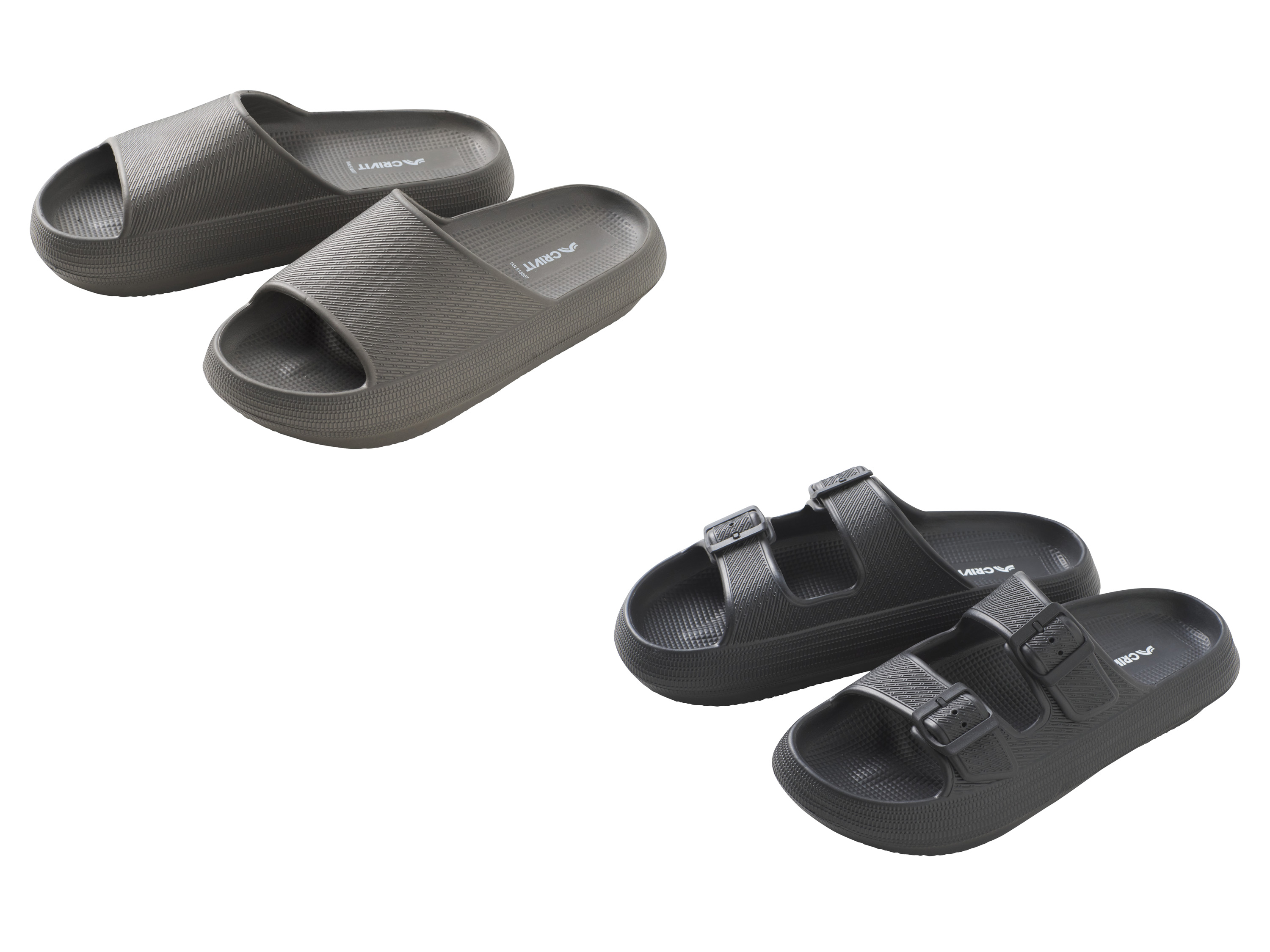 CRIVIT Mules de bain pour hommes - 1
