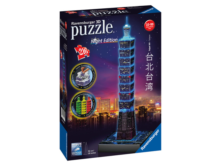 Ravensburger Puzzle 3D lumineux, 216 pièces